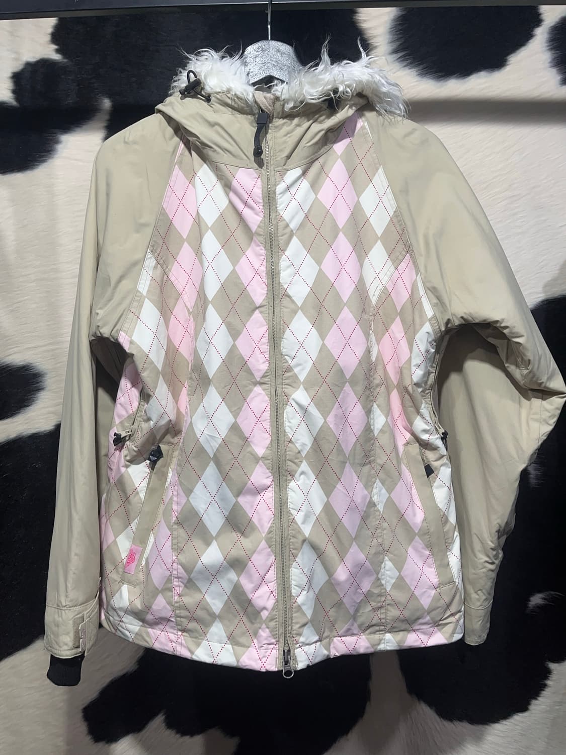 Roxy 체크패턴 경량패딩 상품이미지2