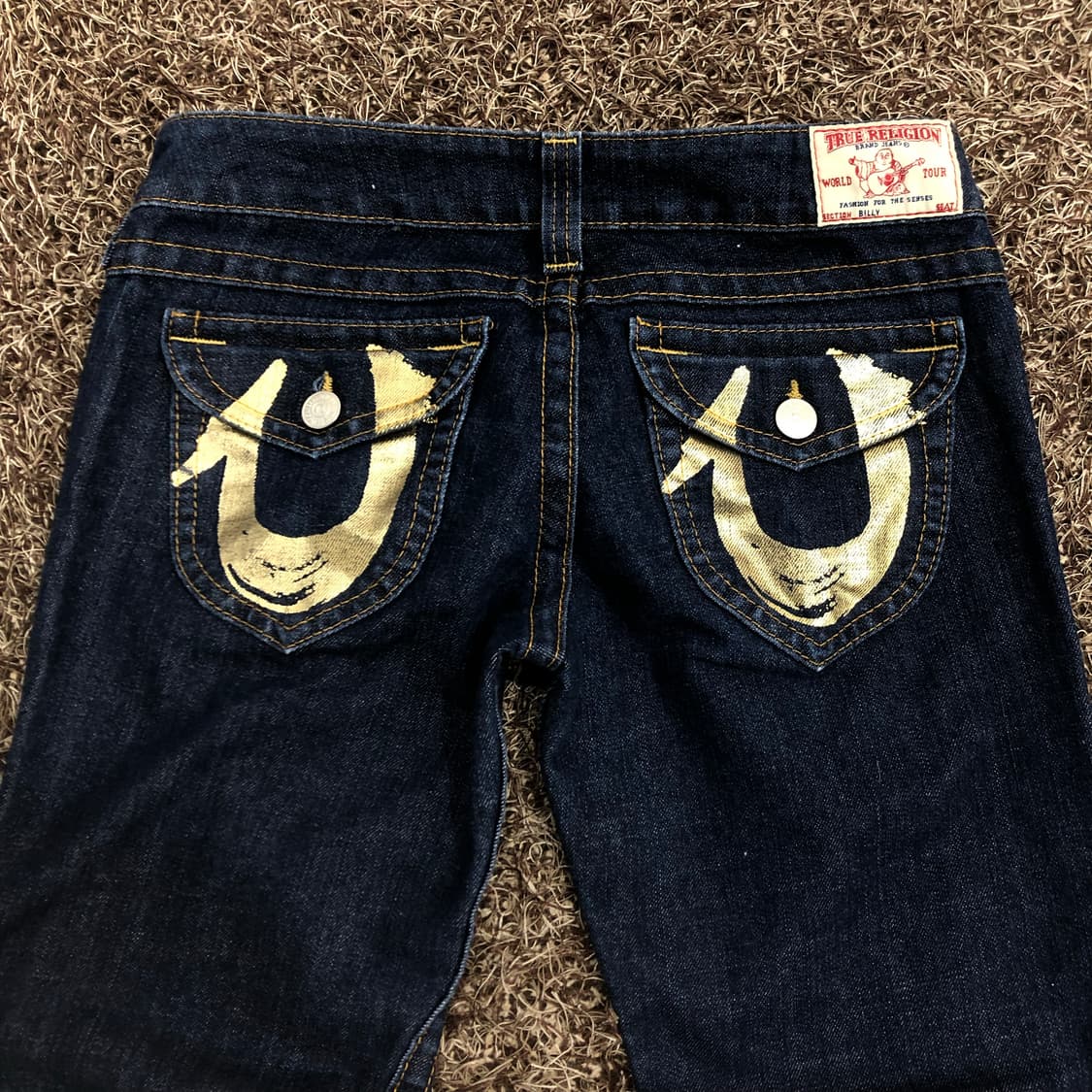 트루릴리전 Billy 빌리 금장 데님 팬츠 상품이미지3