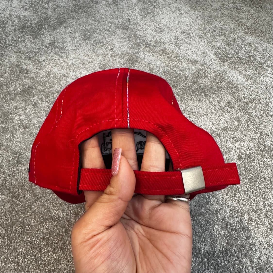 본더치 레드 로고 자수 볼캡F 상품이미지5