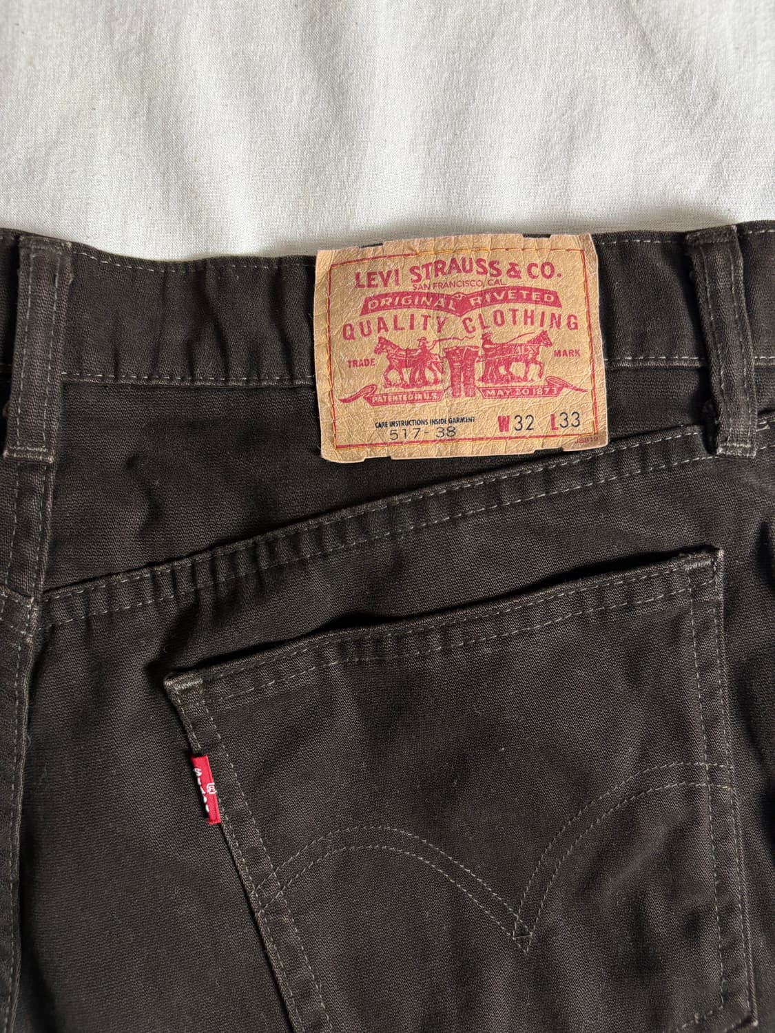 Levis 리바이스 517 코튼팬츠 W32 상품이미지3