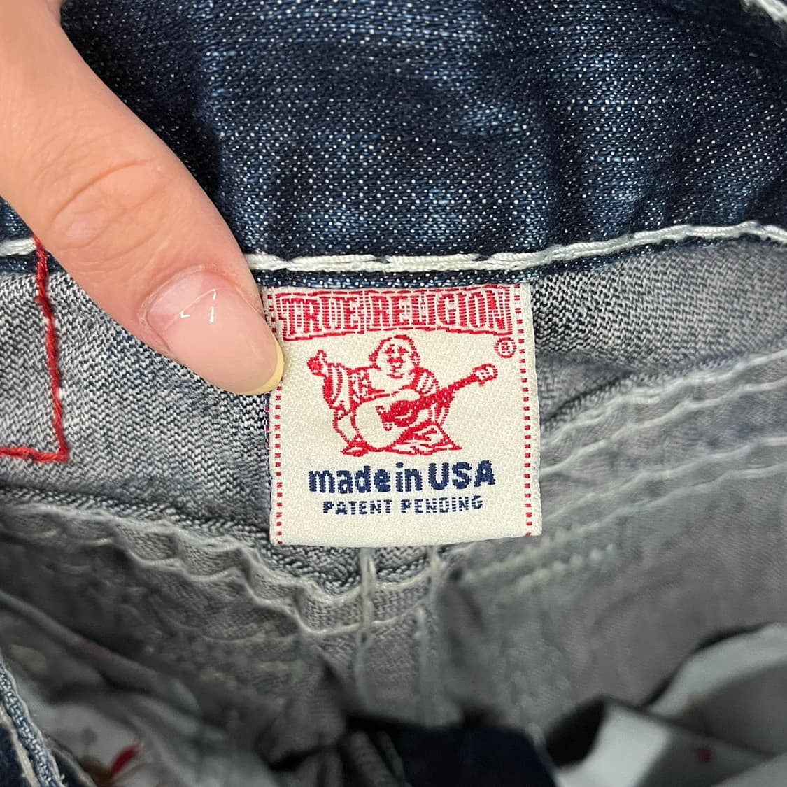 [정품] 트루릴리젼 스티치 데님 청바지 b14 상품이미지5