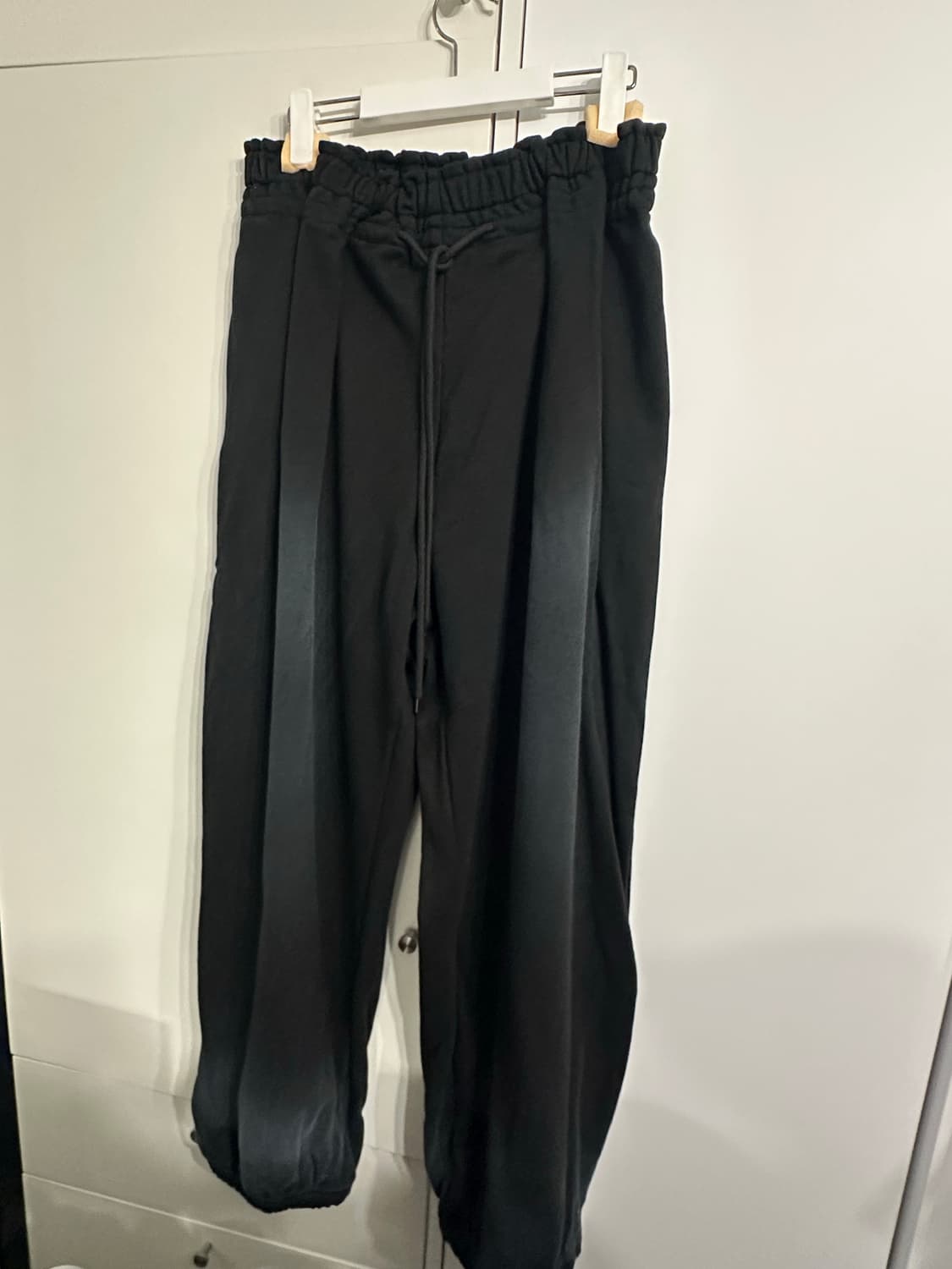 lcdc 워시드 스프레이 팬츠 블랙  상품이미지2