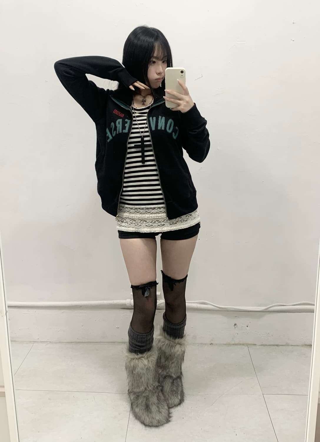 [CONVERSE] 컨버스 올스타 y2k 코튼 집업 상품이미지2