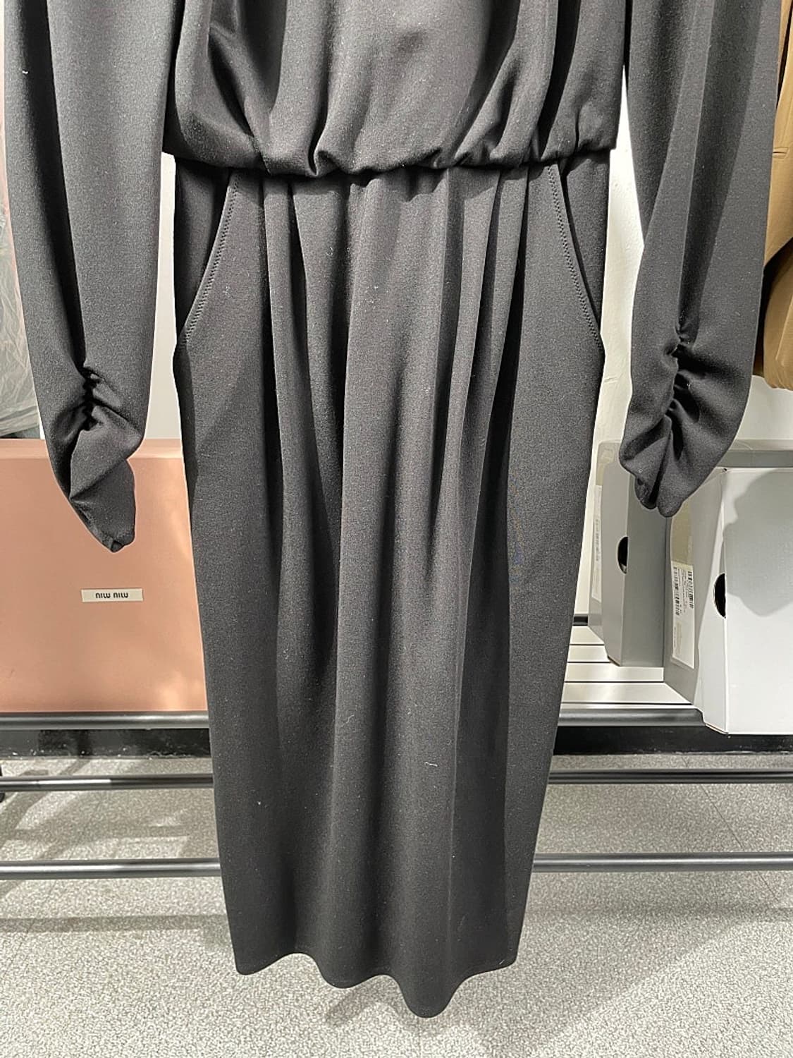 (정품/새상품) TIME 타임 여성 블랙 드레스 상품이미지5