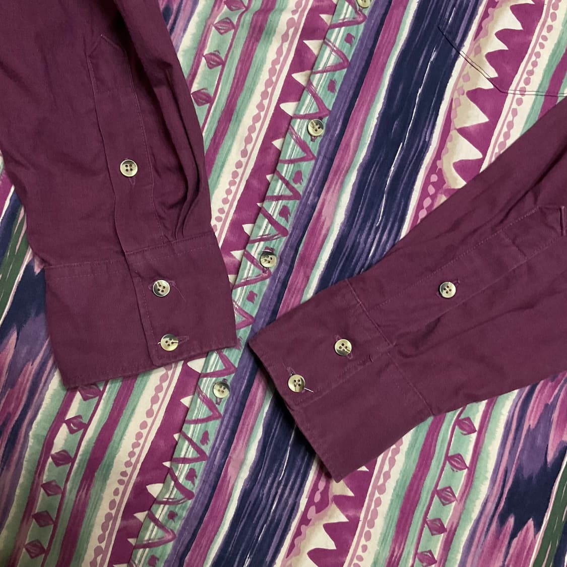 빈티지 에스닉 패턴셔츠 상품이미지5