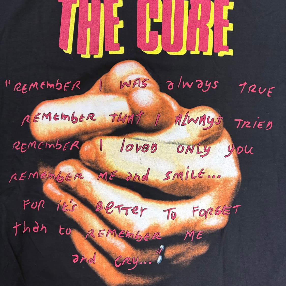 The Cure 96 Swing Tour Treasure T Shirt 상품이미지4