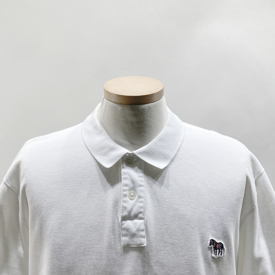 폴스미스 지브라로고 남성폴로 반팔 화이트 L 상품이미지2