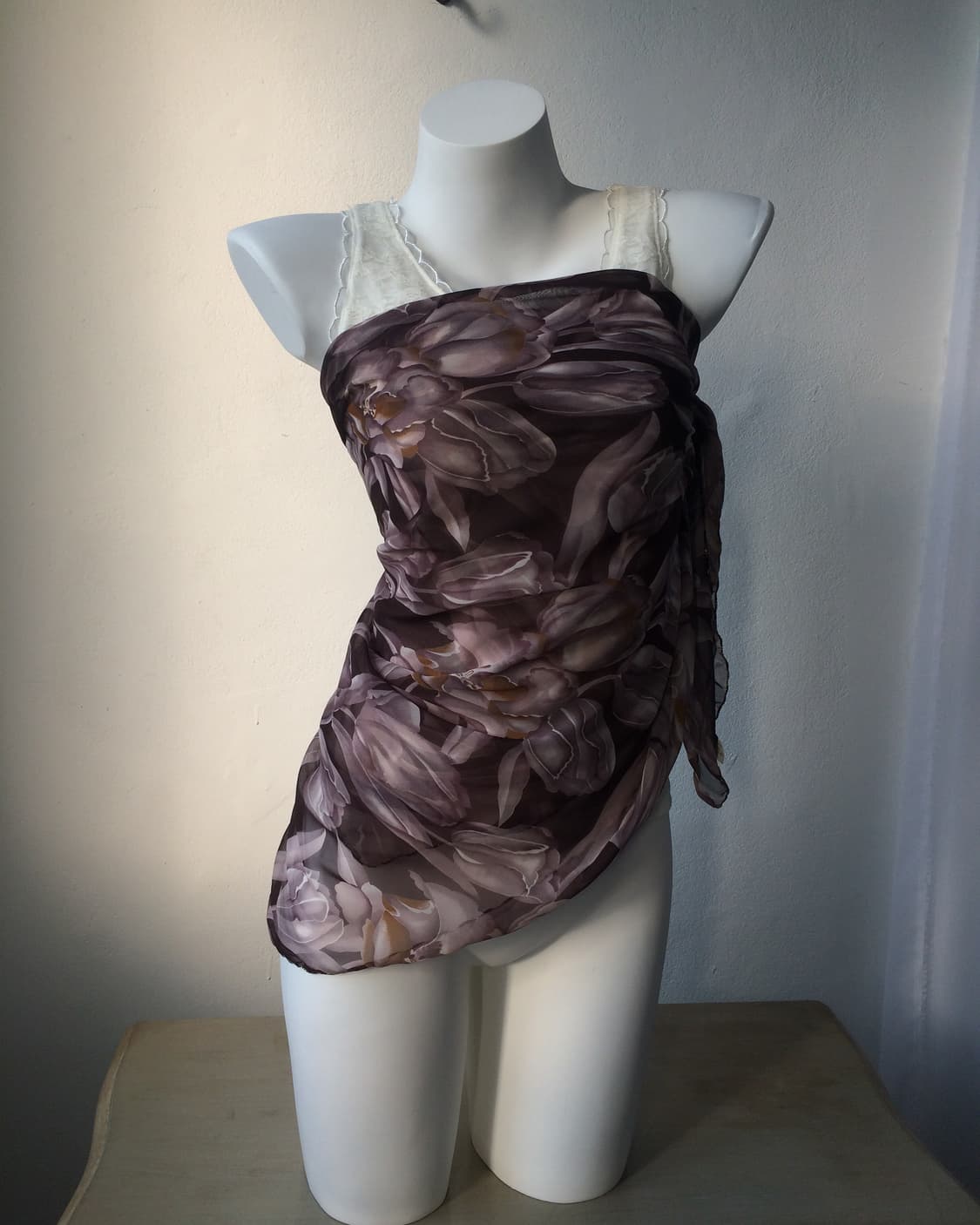 flower pattern scarf 상품이미지2