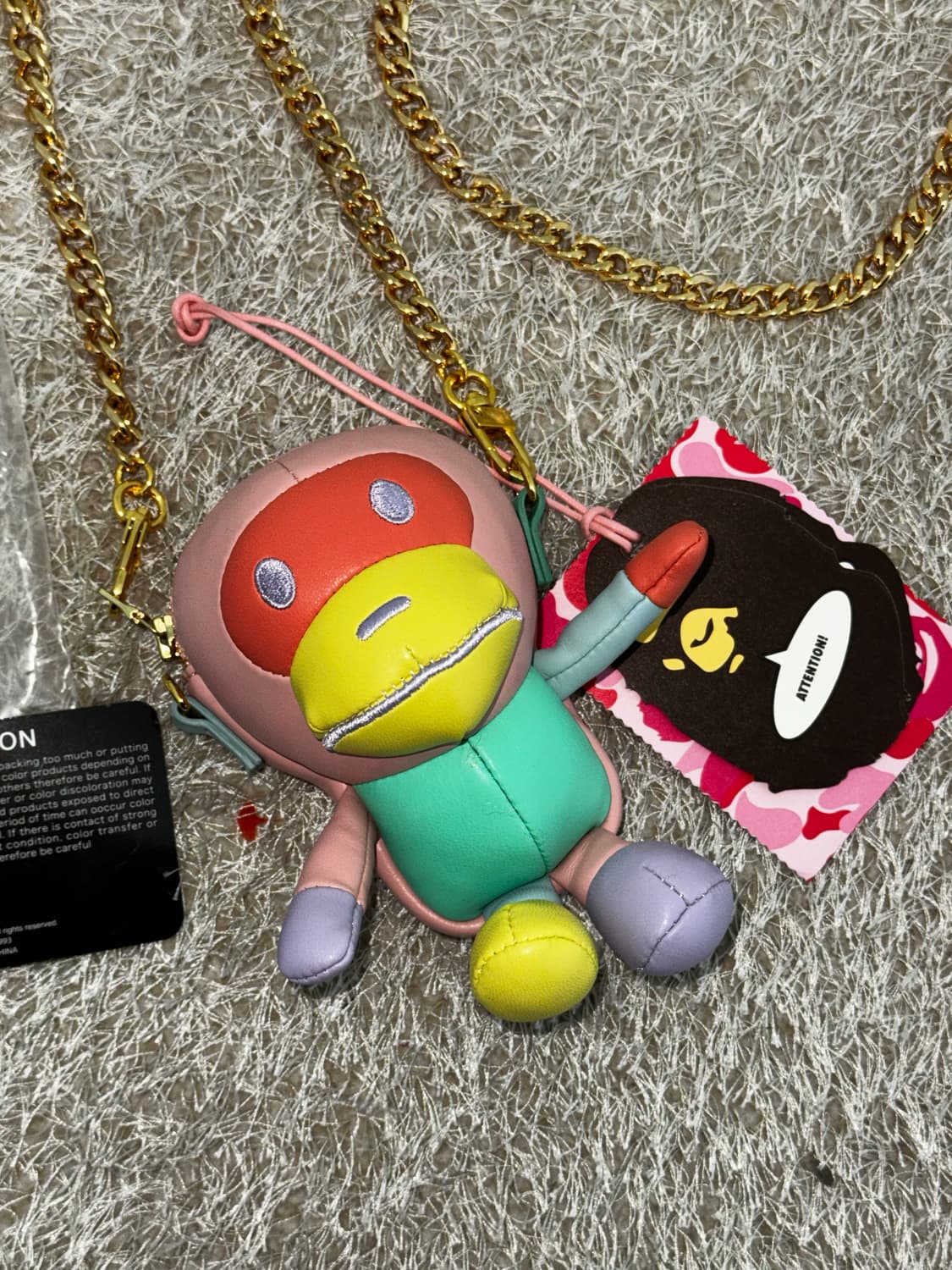 베이프 베이비마일로 돌 미니 체인 멀티 갸루 숄더백  상품이미지5