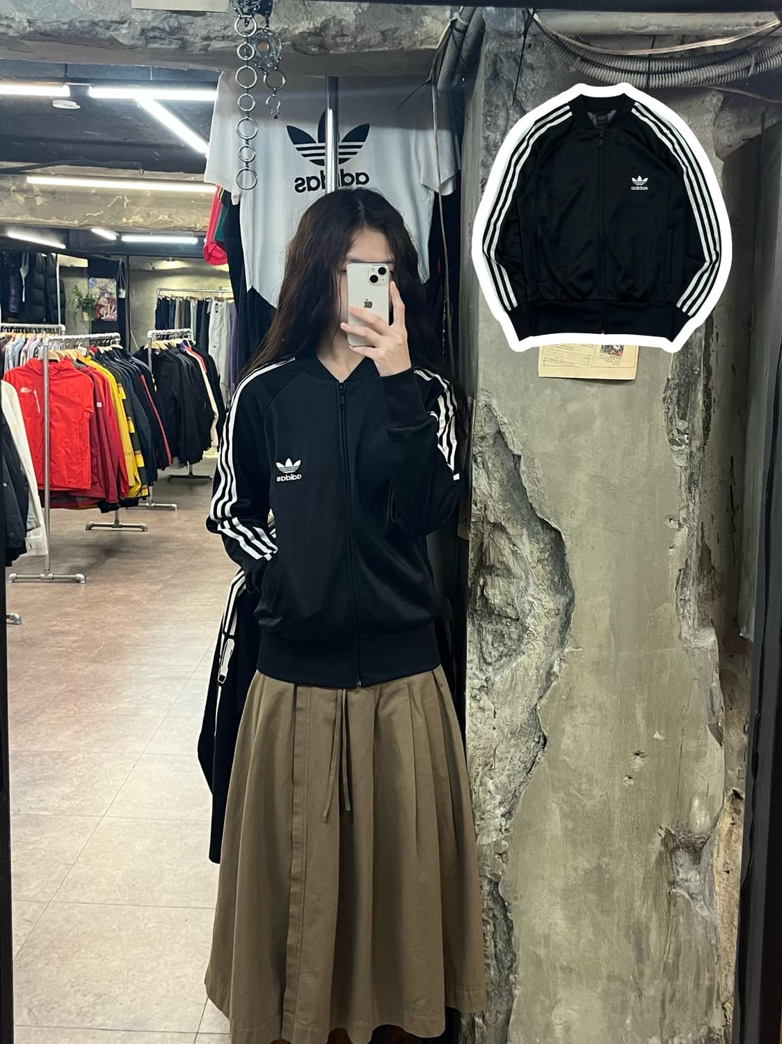 아디다스 져지 블랙 M #csz2089 상품이미지1