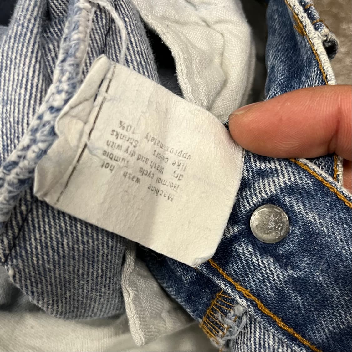 80s USA 리바이스501 데님 팬츠 (34“) 상품이미지6
