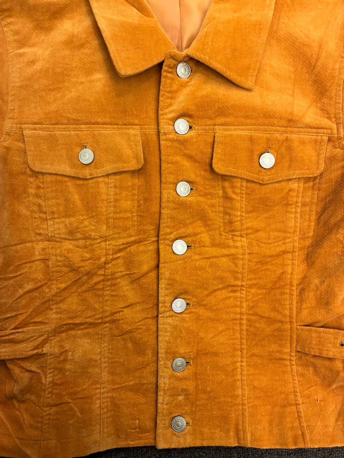 4)Japanese vintage 카멜 스웨이드 자켓 상품이미지5