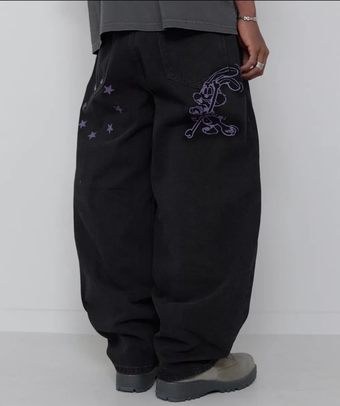 리트리버클럽 LIL RABBIT DENIM [BLACK] 상품이미지1