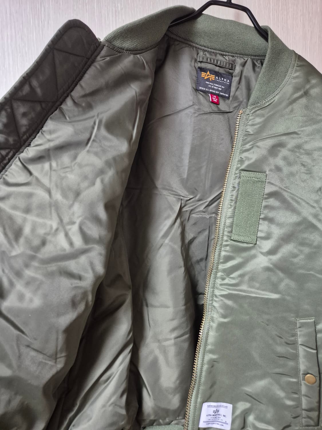 알파 인더스트리 MA-1 봄버 모드 플라이트 자켓 마원 파일럿 항공점퍼 상품이미지7