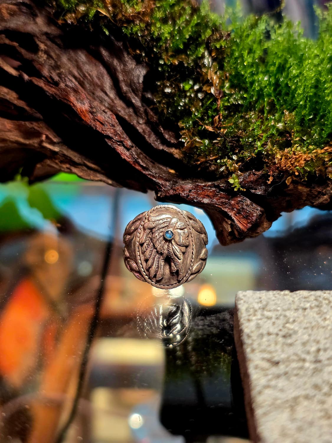 USA Vintage Silver925 Native Ring 상품이미지1