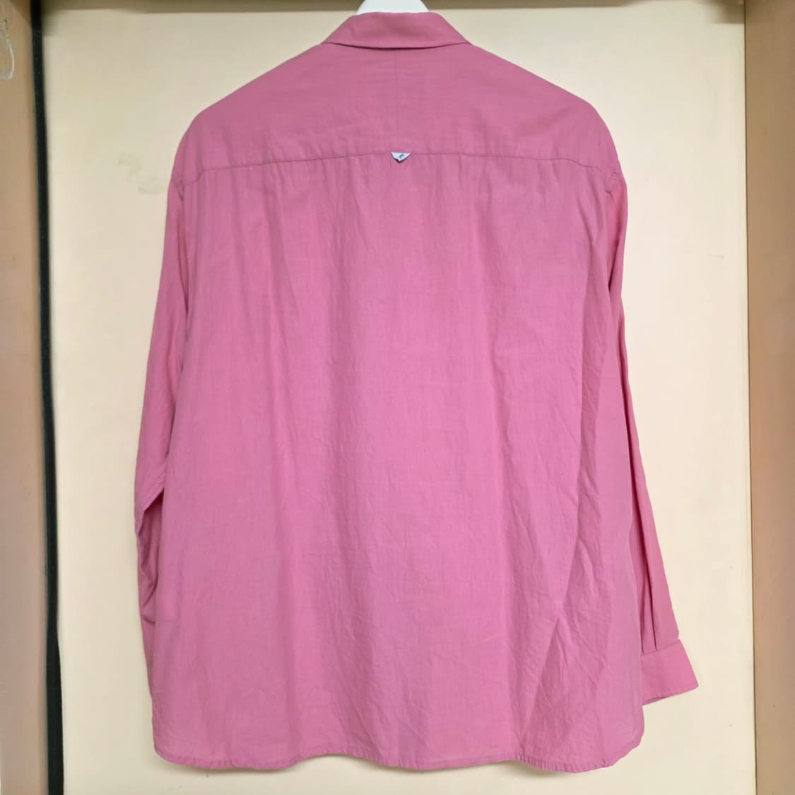 [2] 이얼즈어고 헴프 코튼 포이카 셔츠 핑크 yrs 상품이미지5