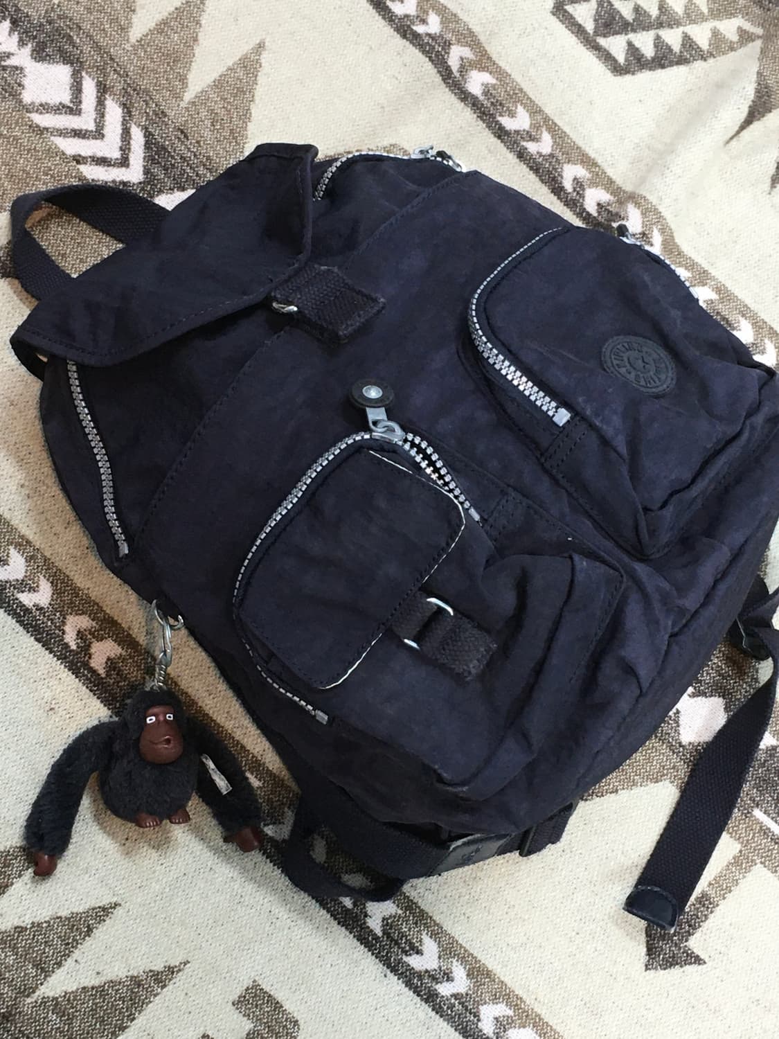 키플링 복조리 미니 백팩 네이비 상품이미지4