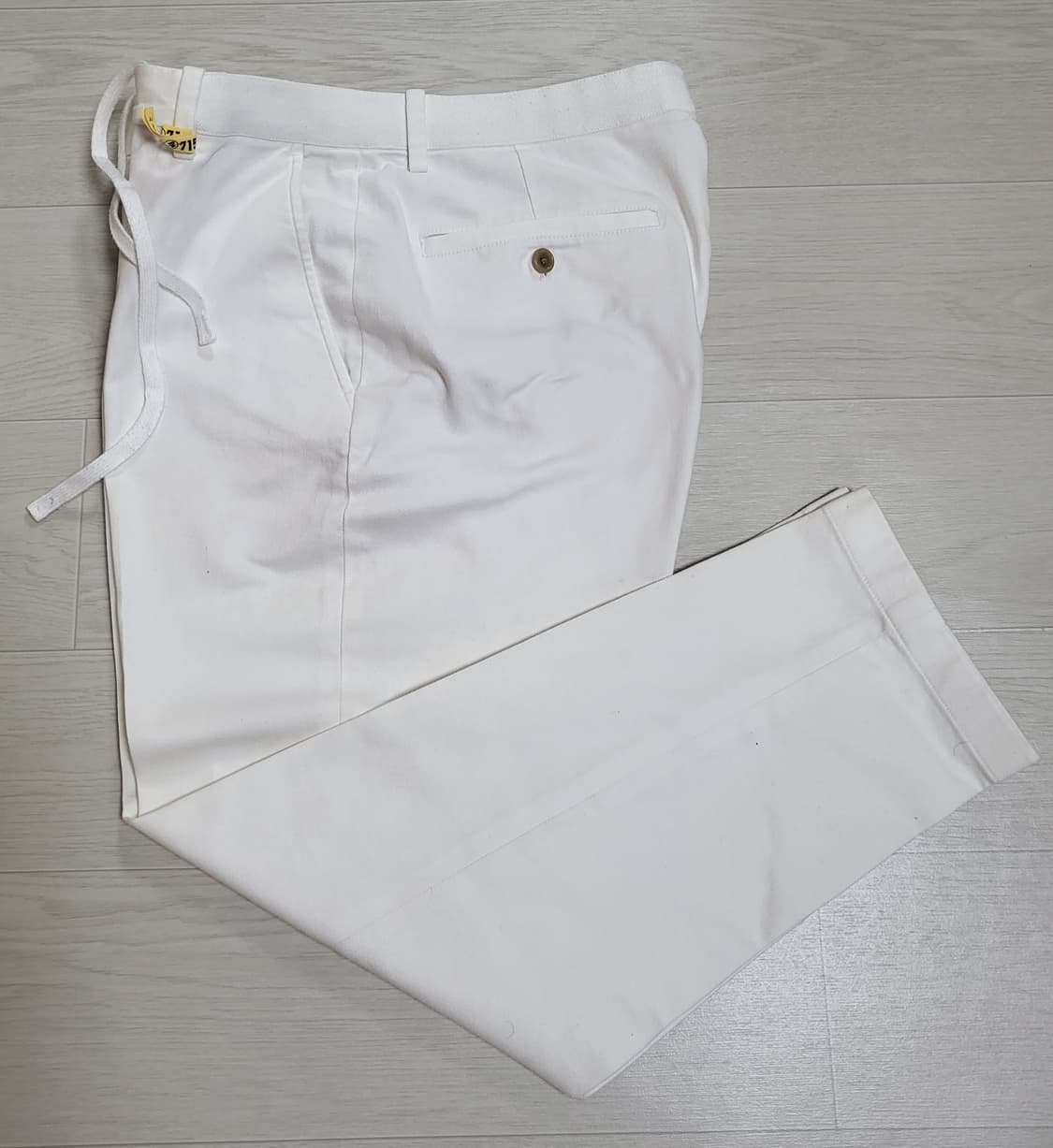골프 필드 파크골프 유니클로 화이트 스판 바지 감탄팬츠 M 상품이미지2