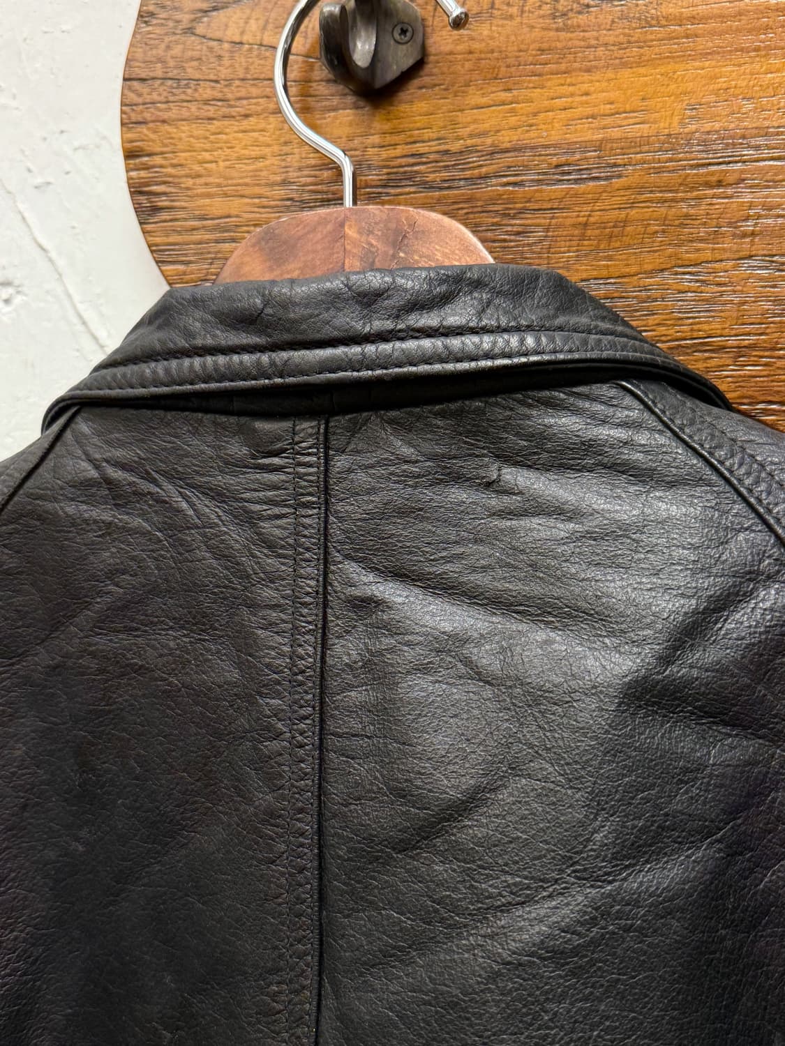 Type A-2 Flight Leather Bomber Jacket 상품이미지6