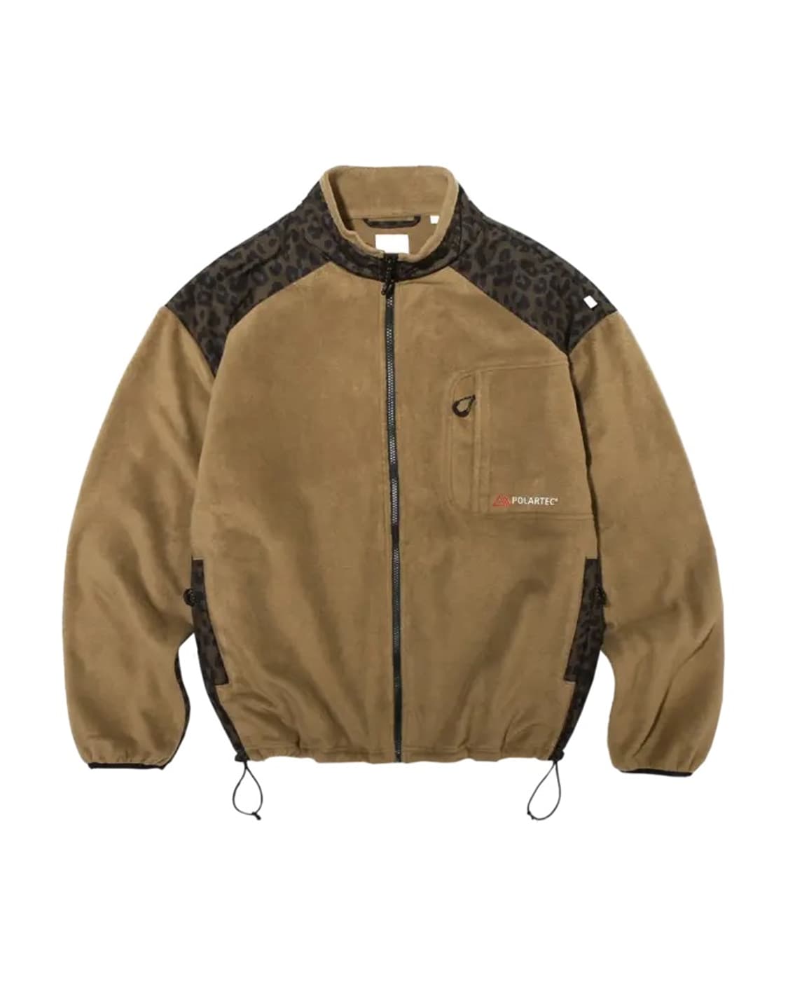 페치 폴라텍 쉐도우 레오파드 자켓 카키 L 상품이미지1