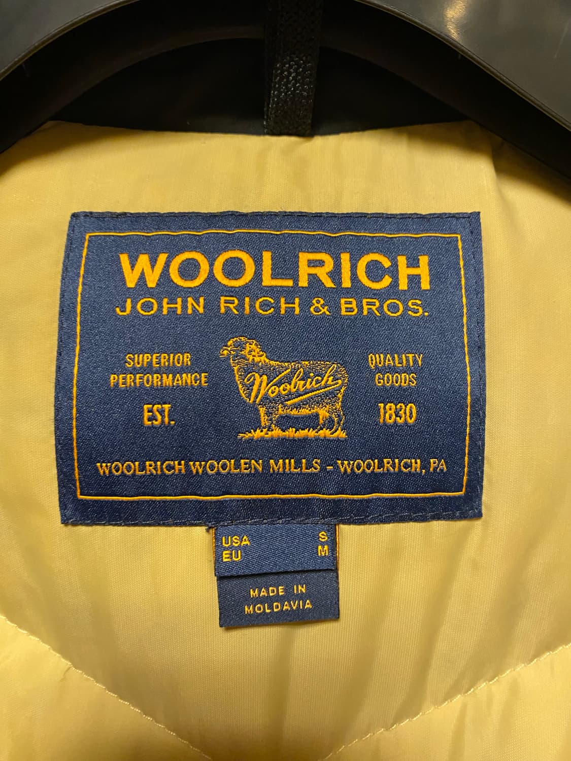 울리치 아크틱 파카 블랙 M (상태 좋음) 상품이미지8