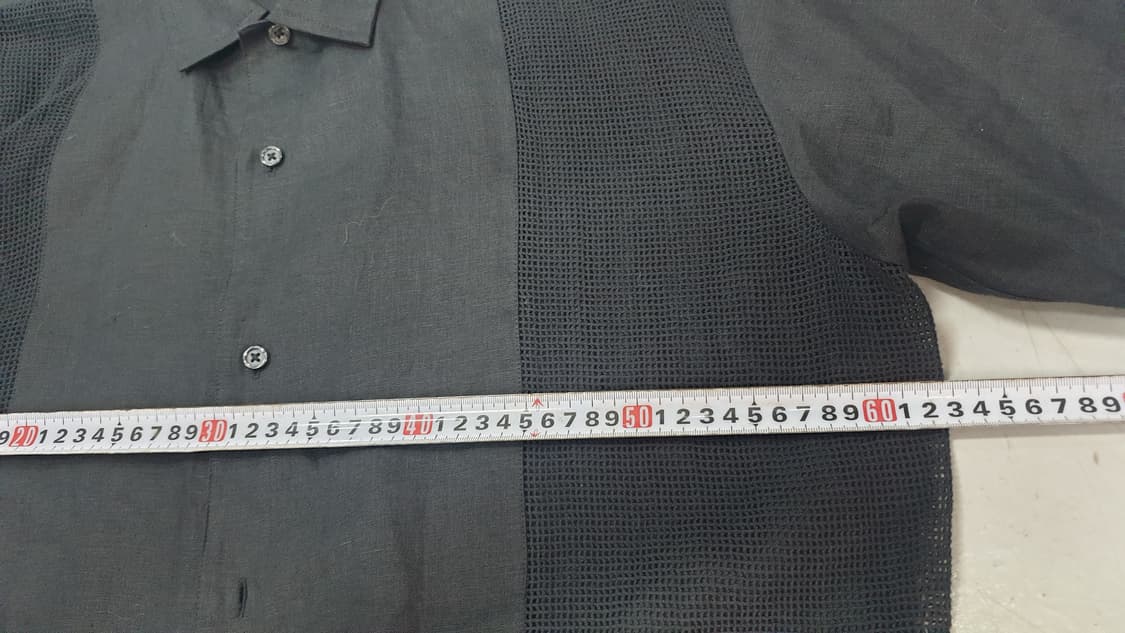 슈프림 블랙 린넨 혼방 셔츠 SS24  XL 상품이미지6