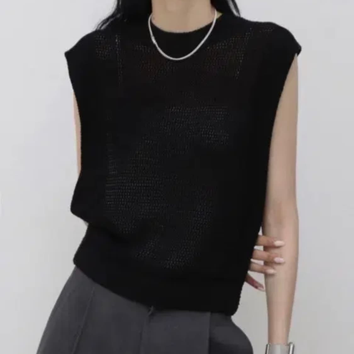 트리밍버드 니트 베스트 볼레로 셋업 일괄 판매 상품이미지6