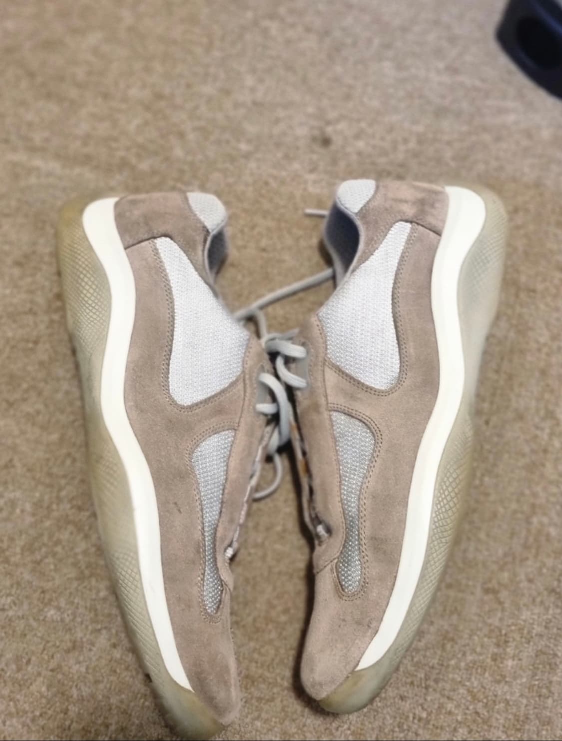 프라다 아메리칸컵 uk 10.5 브라운 베이지 상품이미지3