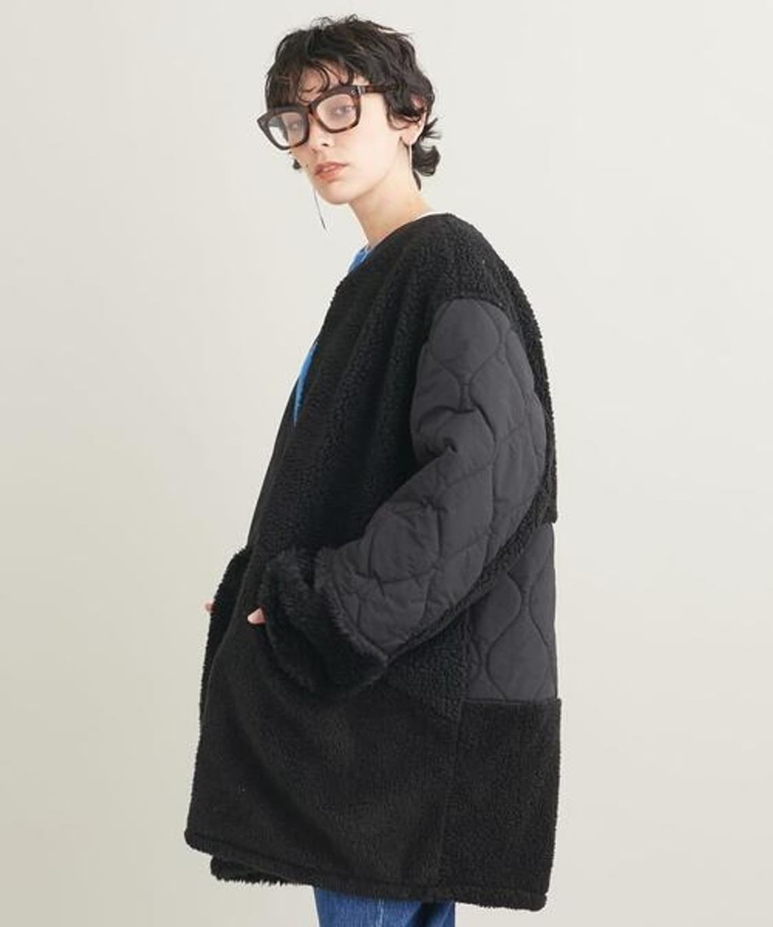 TOWNCRAFT Patchwork Quilting Jacket 상품이미지2