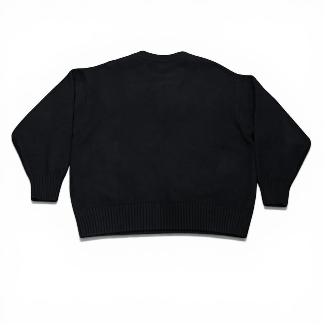 2XL 유니클로U 블랙 헤비울 크루넥 니트 상품이미지2