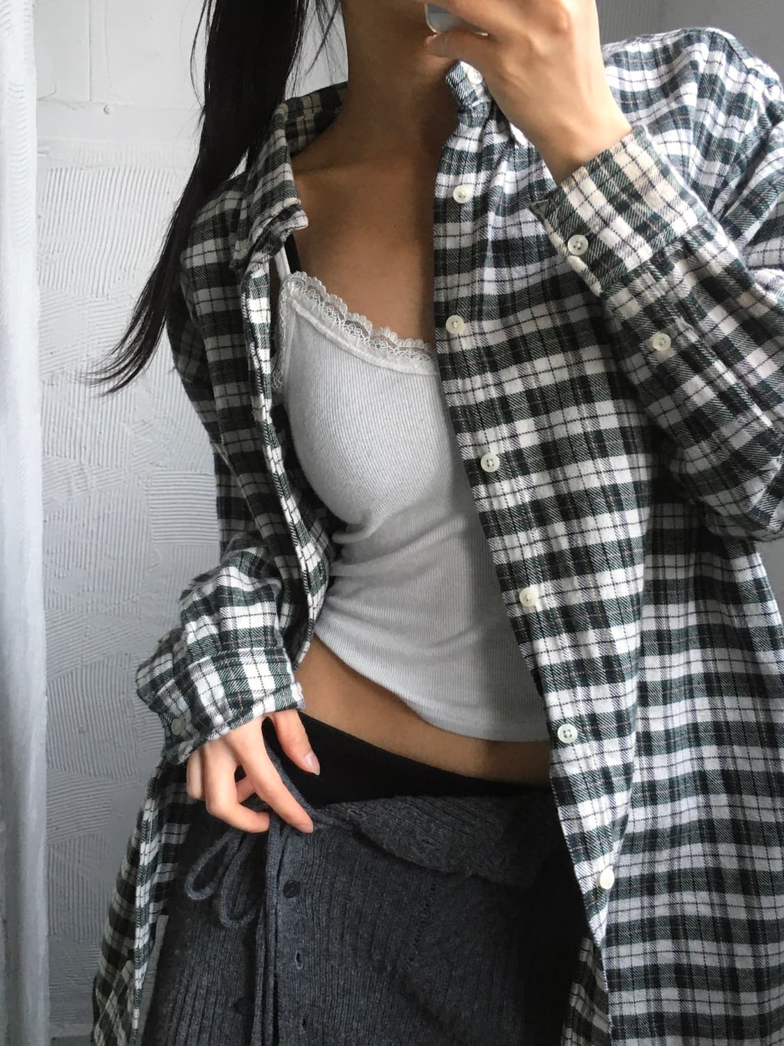 Polo 폴로 컨트리 90s 그린 체크 셔츠 상품이미지4