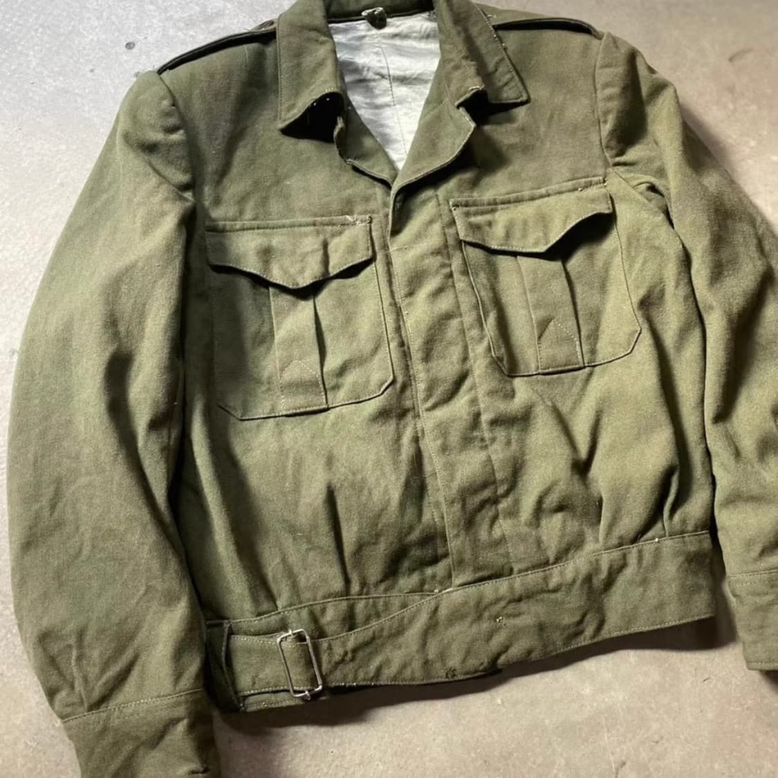 70s Vintage 그리스군 울 아이크(Ike) 자켓 (아이젠하워 자켓 상품이미지2