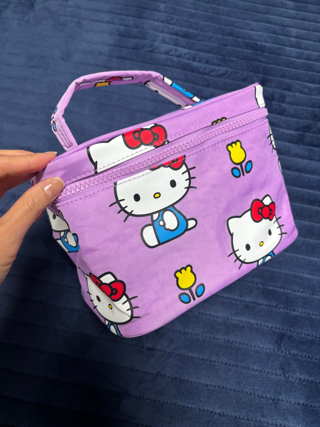 바쿠 바쿠파우치 BAGGU 헬로키티 코스메틱 케이스 라지 상품이미지2