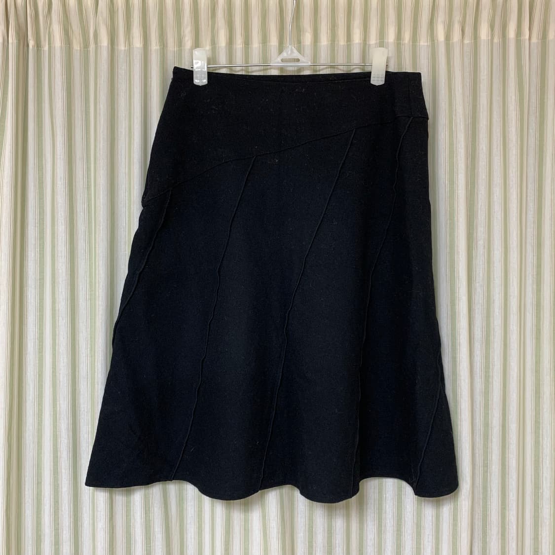 일본 빈티지 양모 미디스커트 상품이미지1