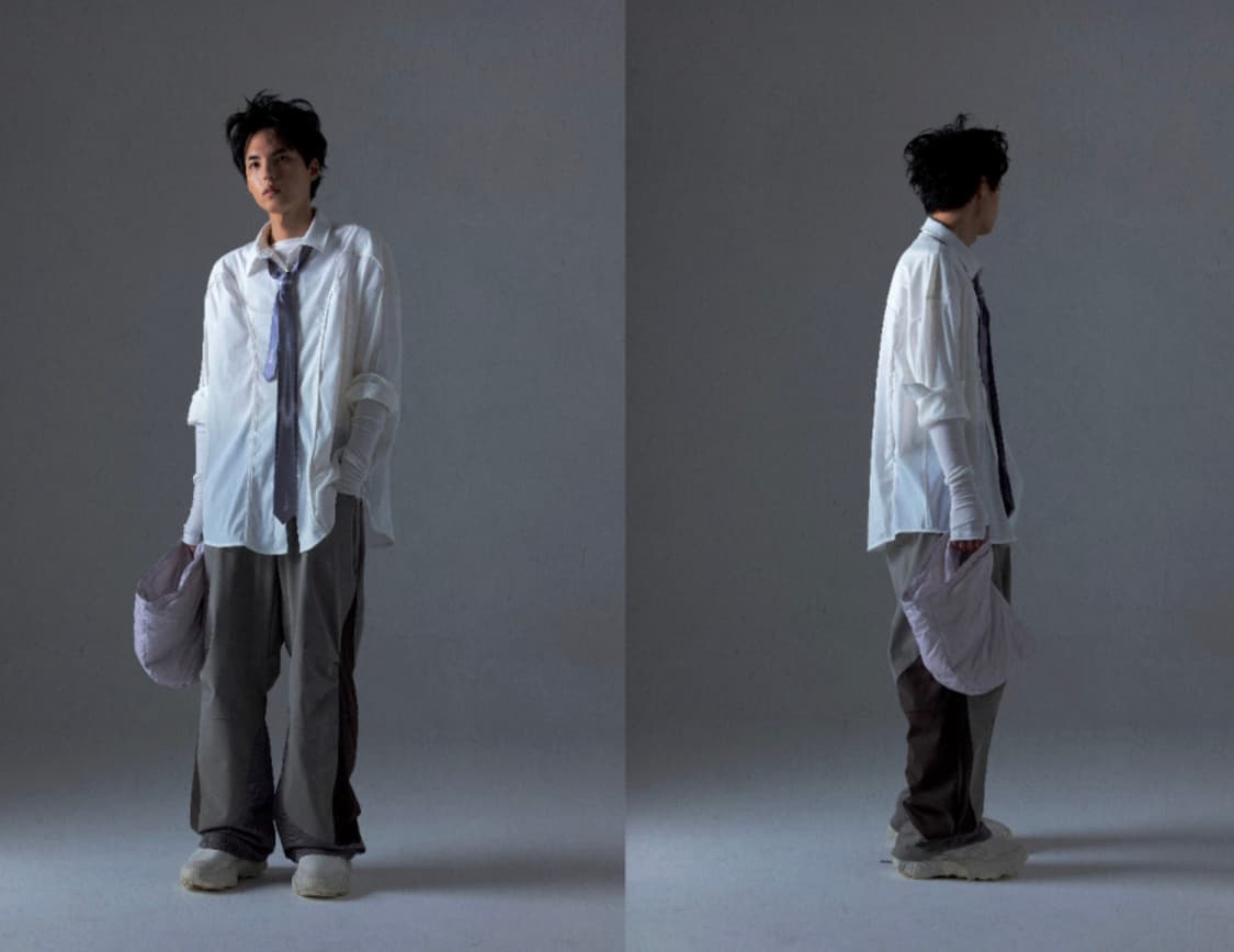 오호스 OJOS 나일론셔츠 사이즈 2 상품이미지5