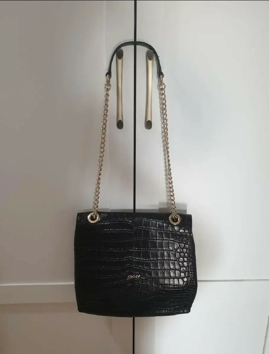 DKNY 가죽체인백 블랙 상품이미지1