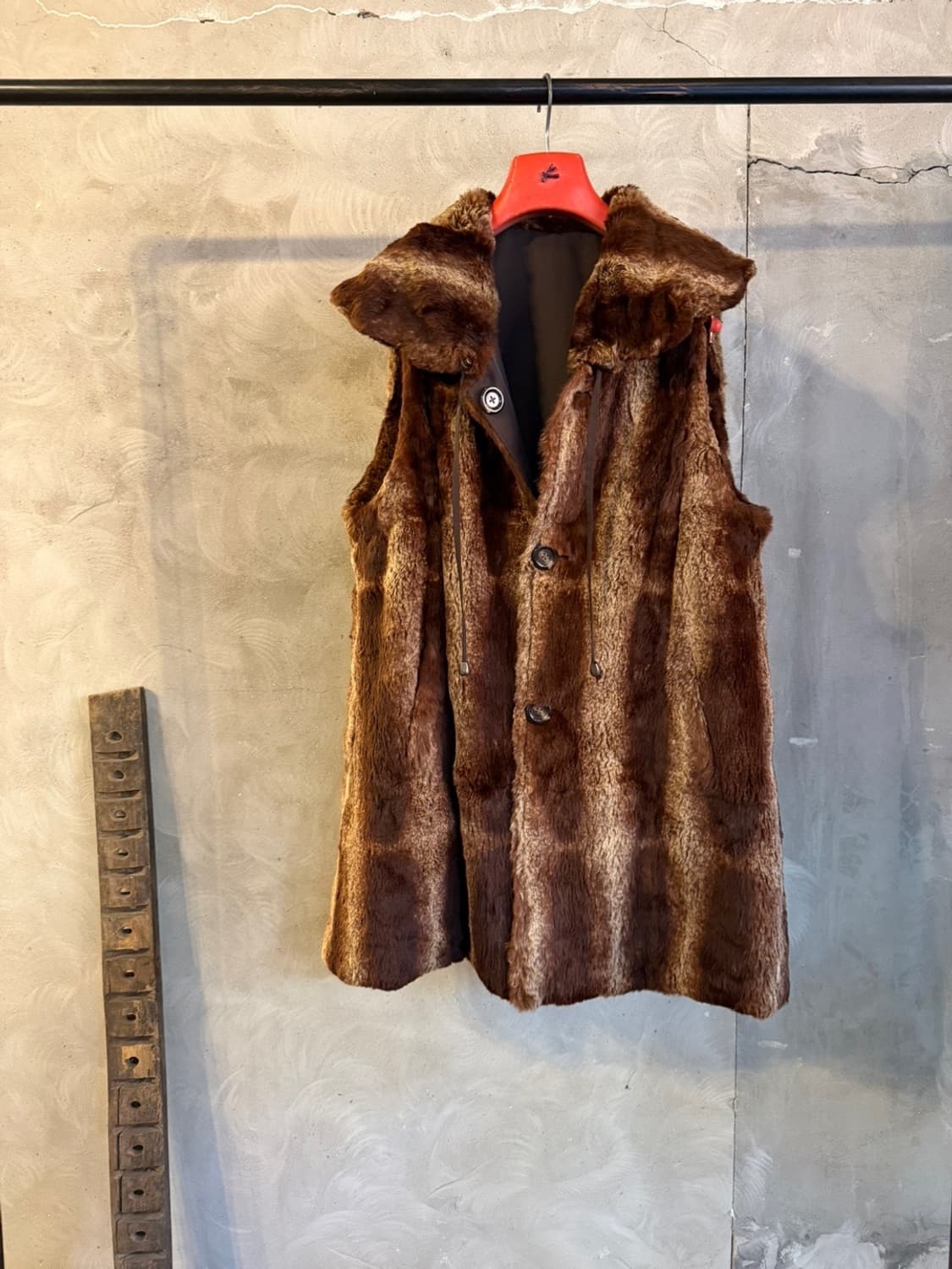 LANCY 친칠라퍼 리버시블 베스트 66~77 상품이미지1