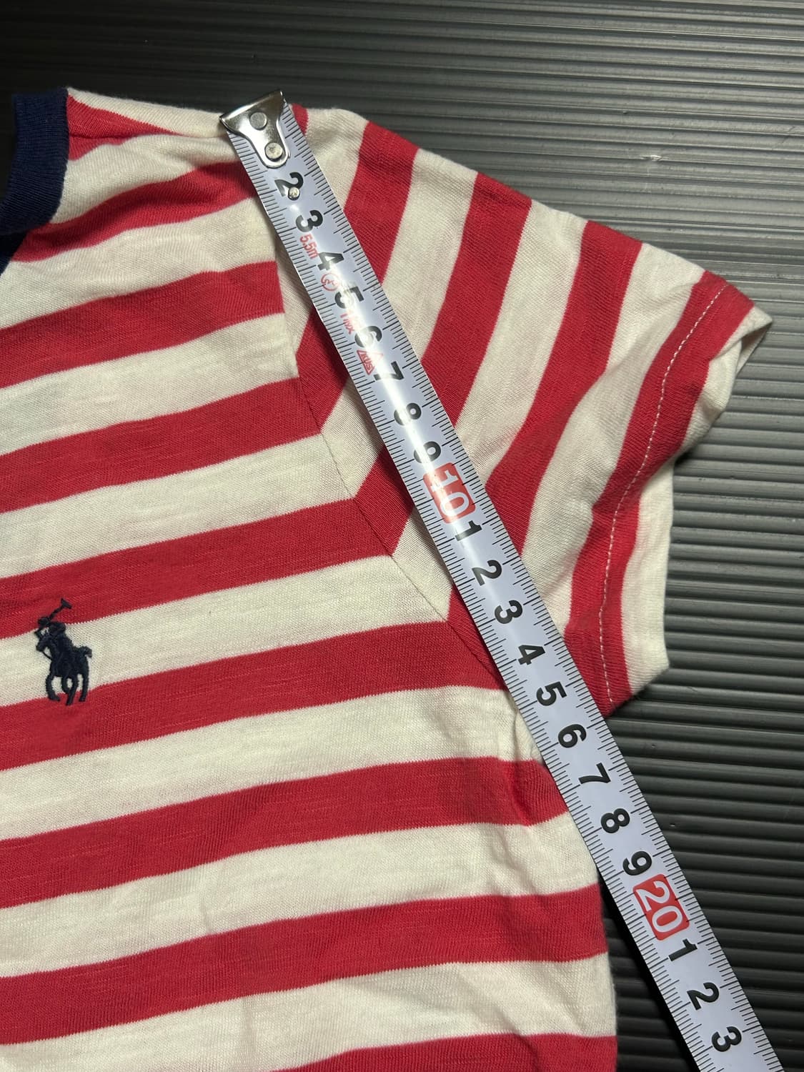 폴로 랄프로렌 여아 원피스 레드 스트라이프 상품이미지4