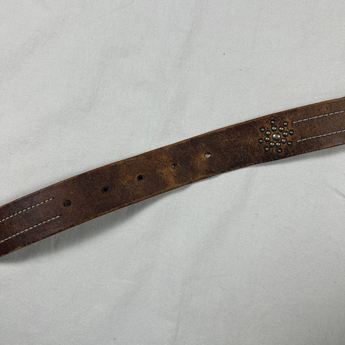 빈티지 스터드 가죽 웨스턴 벨트 상품이미지5