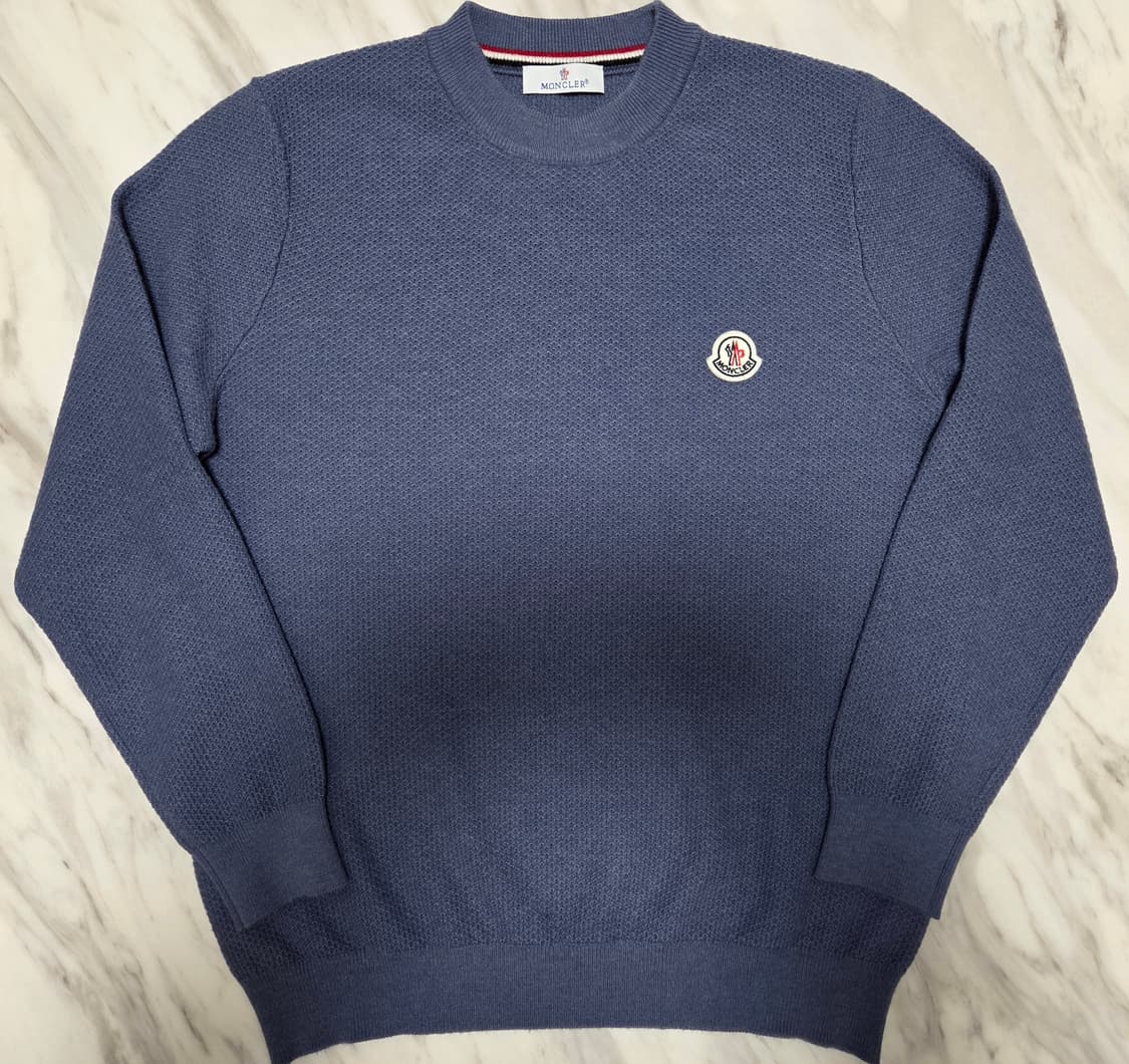 몽클레어 네이비 블루 니트 상품이미지1