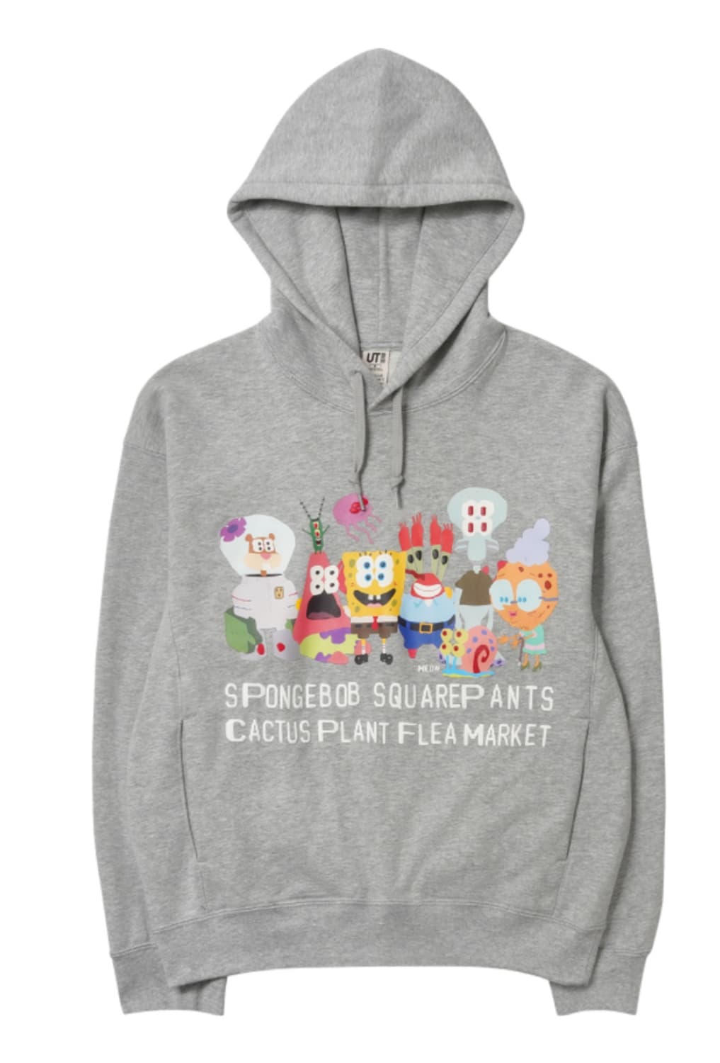 유니클로 UT x CPFM x 스폰지밥 스웨트 풀 파카 A 그레이 - K 상품이미지1