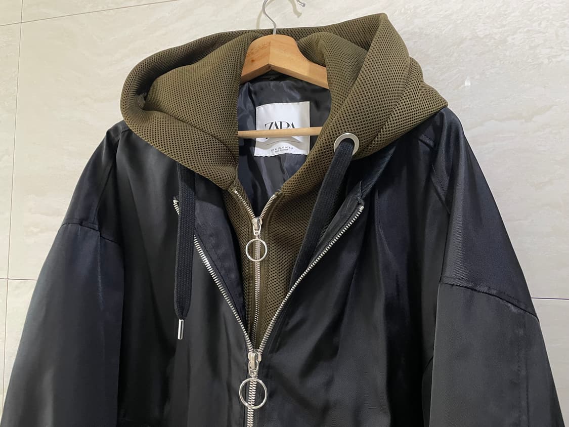 자라 / 후드점퍼, 후드 ma-1, 남성점퍼 상품이미지3