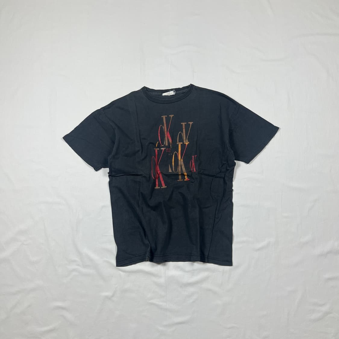 90‘s 95년도 캘빈클라인 ck 로고 반팔티 상품이미지1
