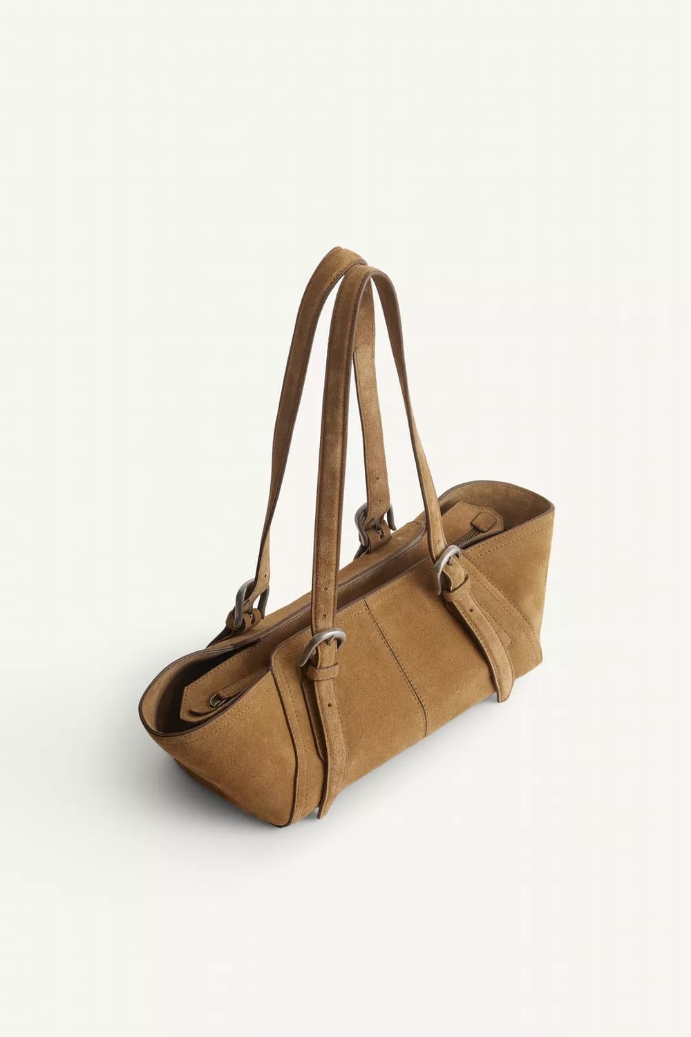 자라 스웨이드 레더 숄더 백 상품이미지4