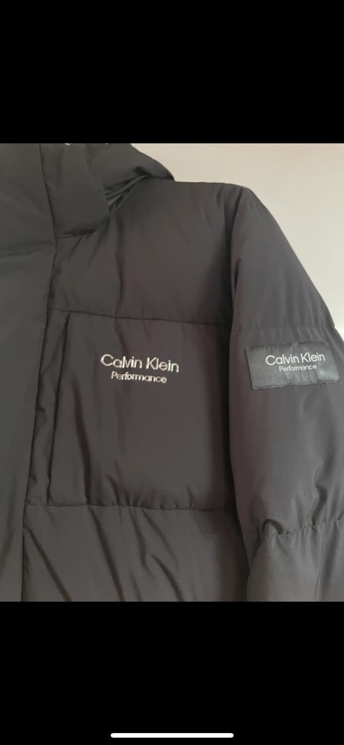 캘빈클라인 퍼포먼스 덕다운 롱패딩 남녀공용 상품이미지3