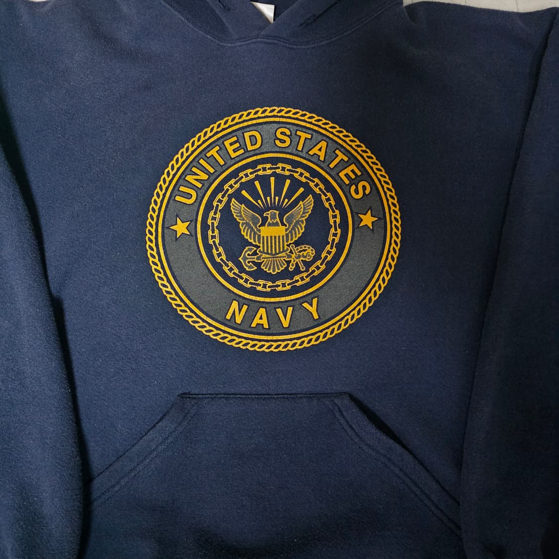 [XL] 90s USA 네이비 USN NAVY 빈티지 후드티 상품이미지2