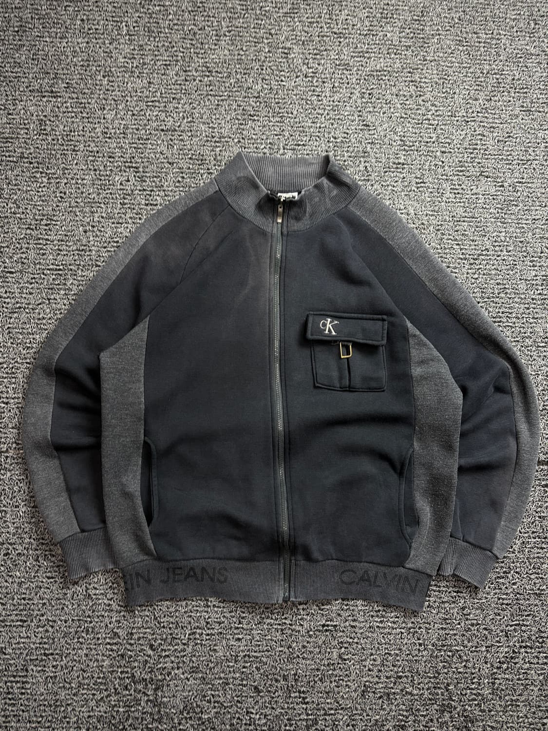00s 캘빈클라인 테크니컬 포켓 디테일 플리스 자켓 2078 상품이미지2
