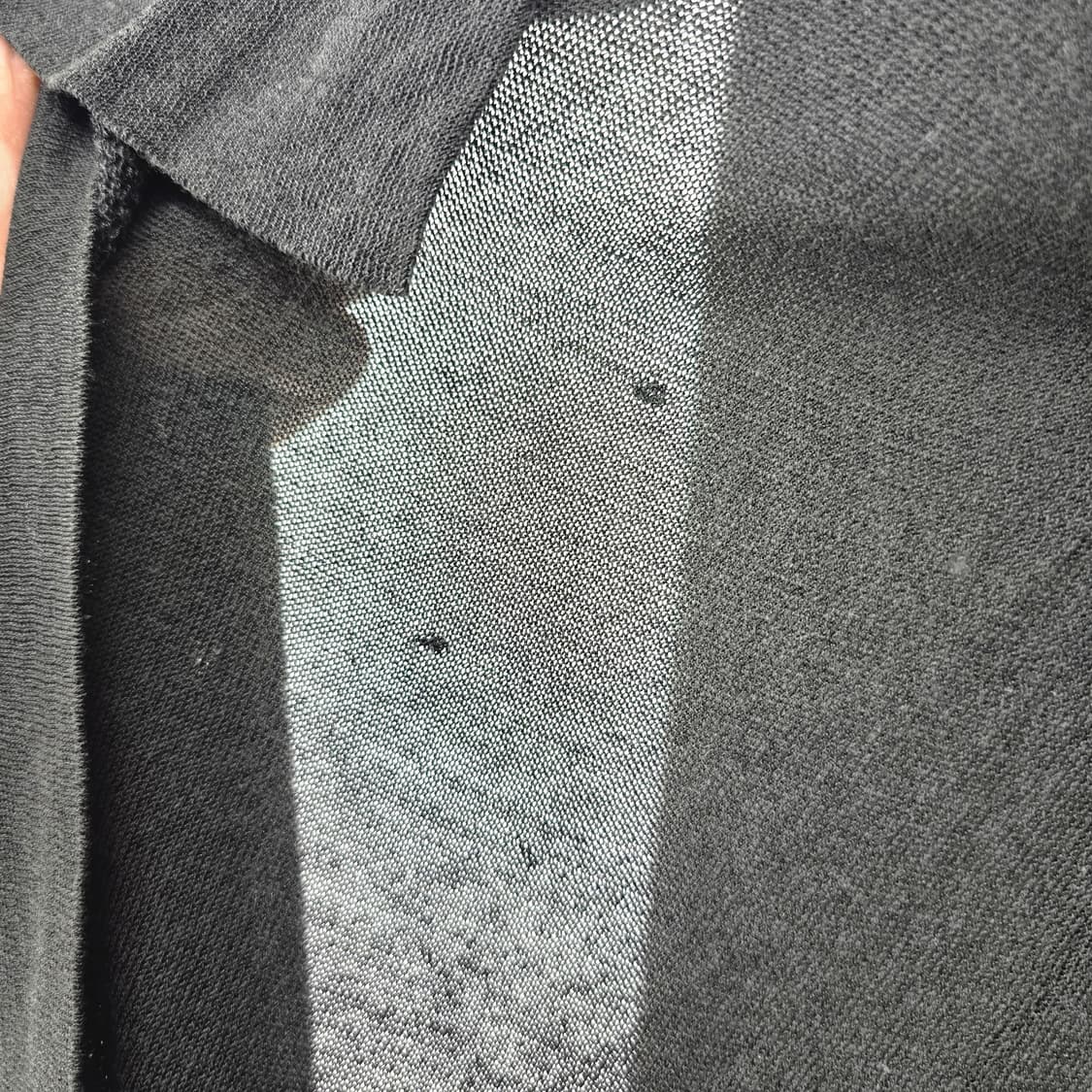 캘빈클라인 y2k 레이어드 블랙 롱 가디건 상품이미지9