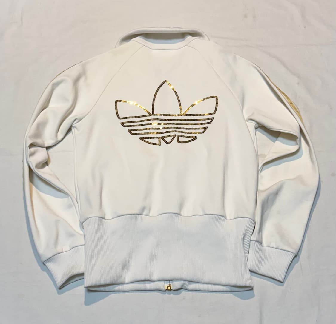 00s 아디다스 글리터 빅파이어버드 져지 화이트 골드 상품이미지4