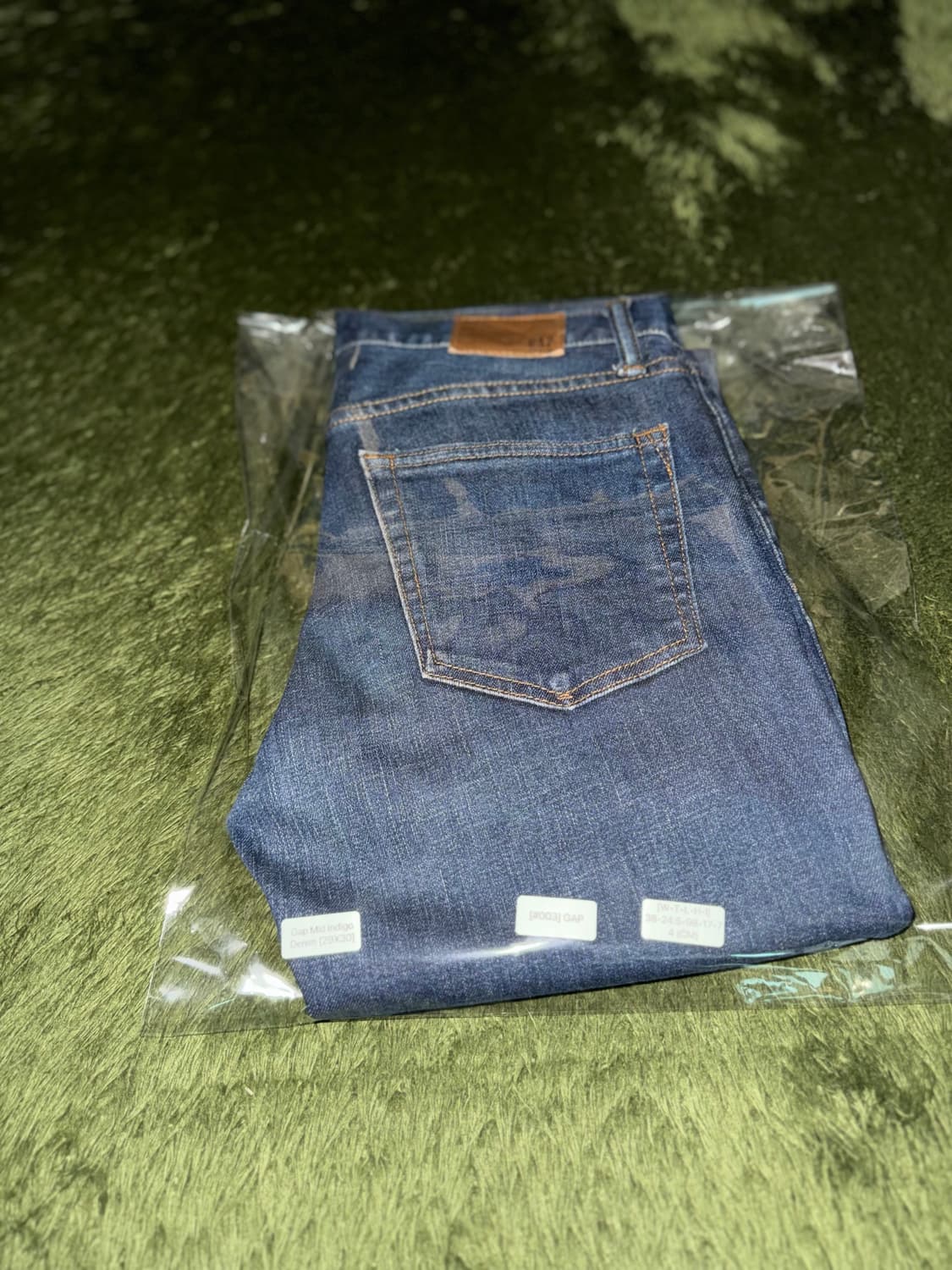 [29X30] GAP 갭 데이퍼드 빈티지 워싱 데님 팬츠 미드 인디고 상품이미지10